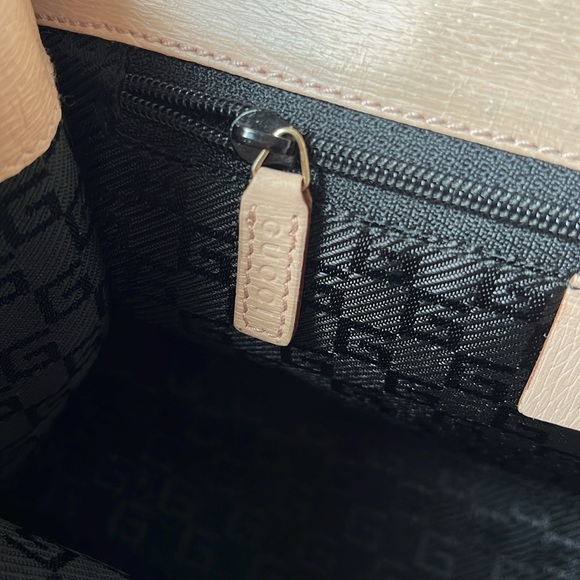 Gucci Jackie Bardot - Pink Beige Leather - Picture 9 of 16